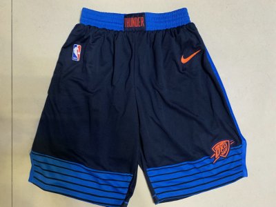 NBA Oklahoma City Thunder OKC 18-19 city shorts bleu